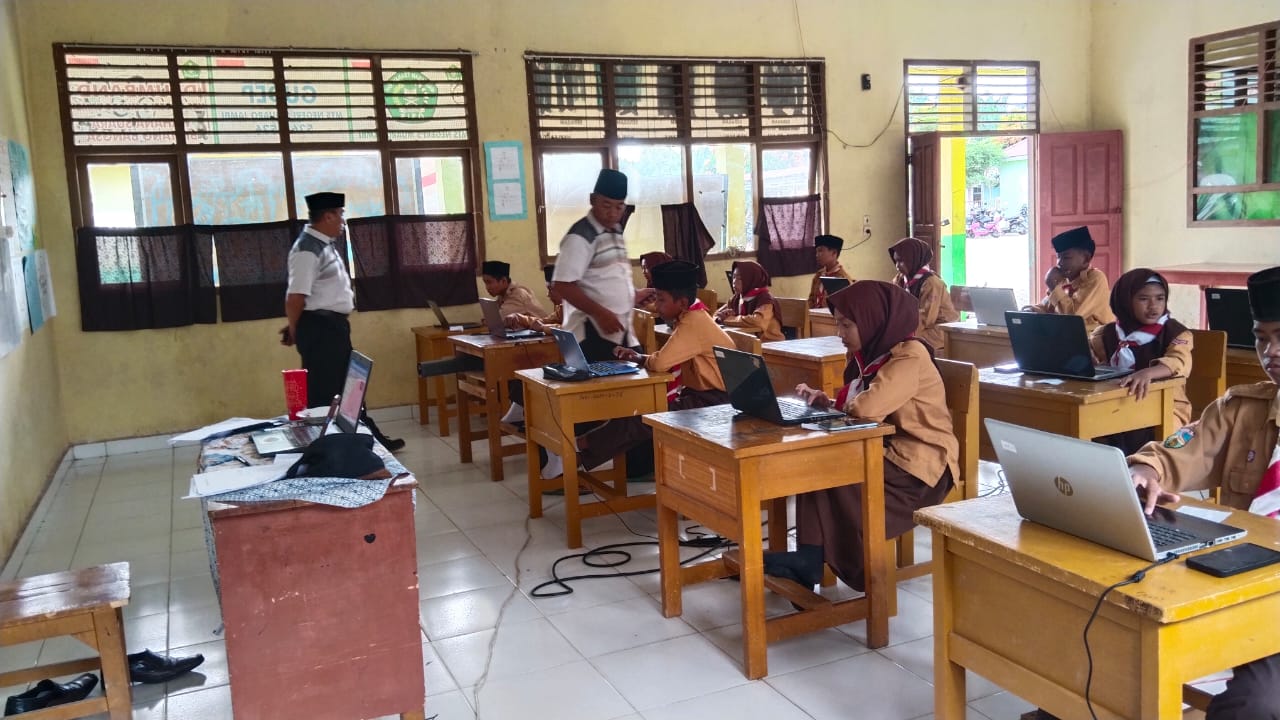 ANBK, MTs 5 Gelar Simulasi Hari Pertama.