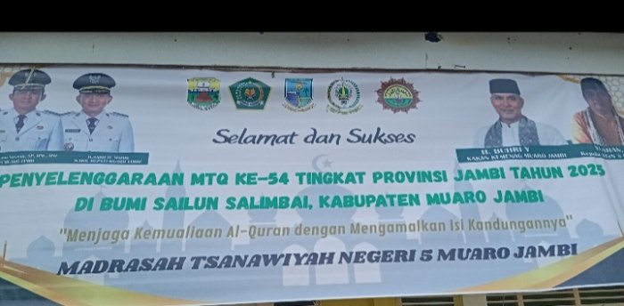 MTQ, MTsN 5 Ucapkan Selamat dan Sukses Atas Pelaksanaannya.