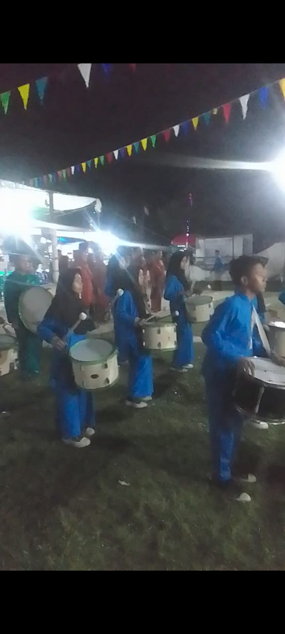 MTQ ke 2 Desa Betung, Drum Band dan Paskibra MTs N  5 Meriahkan Acara.