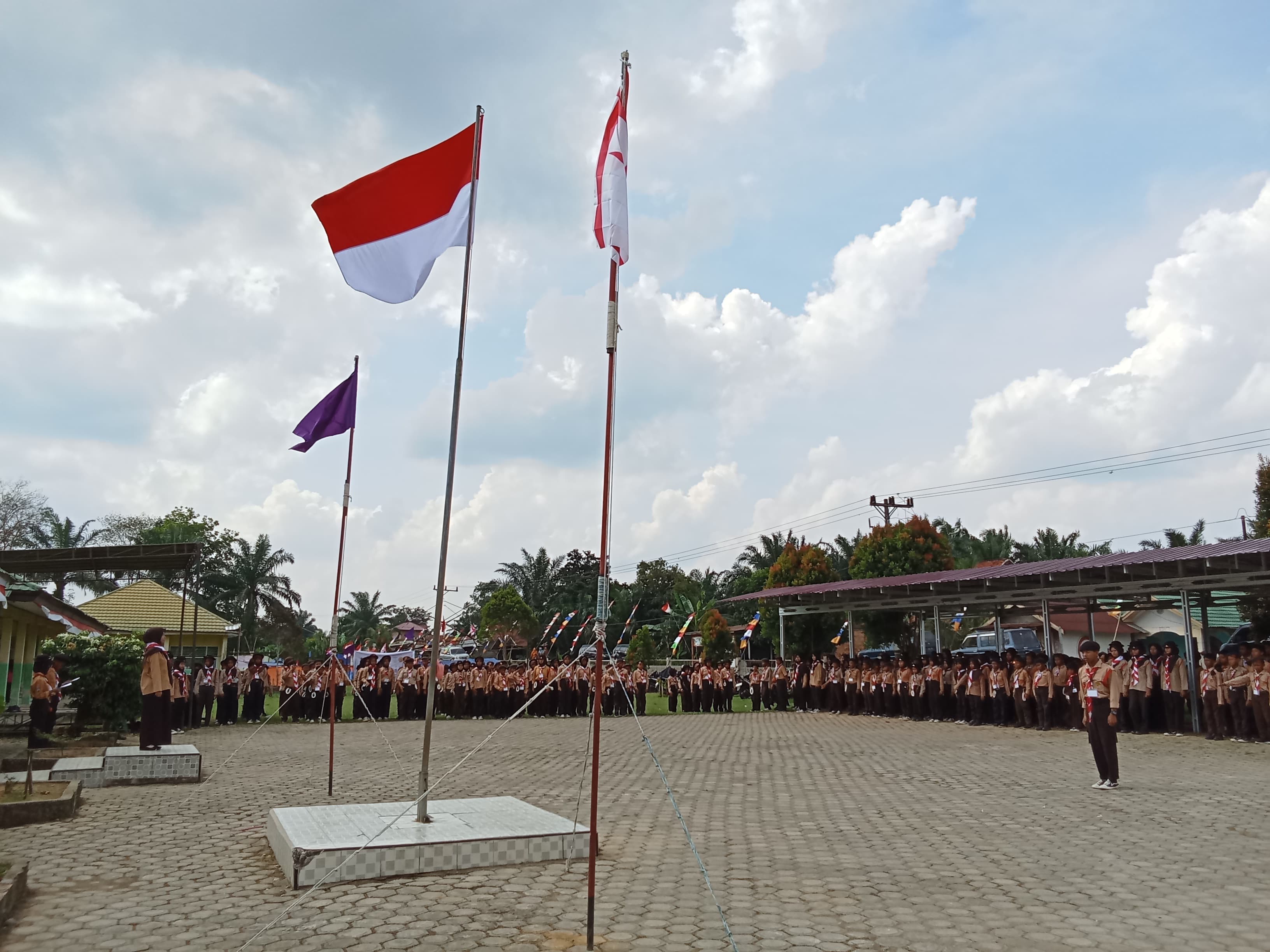 Hari Pramuka, MTs N 5 Muaro Jambi Tuan Rumah Jambore Ranting.