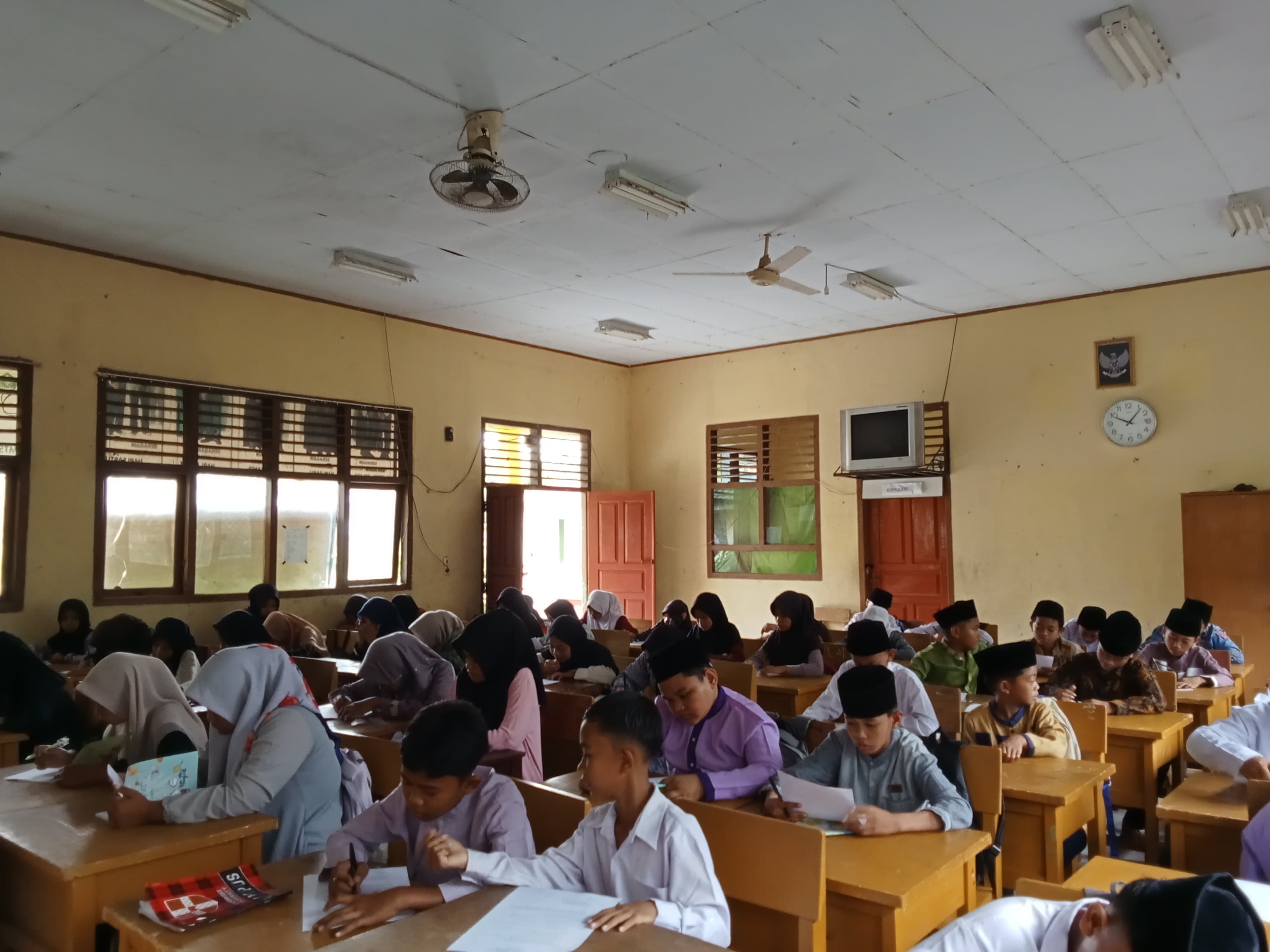 Tahun Ajaran Baru di Ambang Pintu, MTs N 5 Tes Siswa Baru