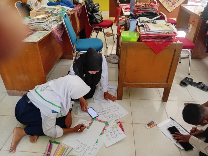 Hadapi FASI, Ibu Dwi Latih Peserta Kalografi