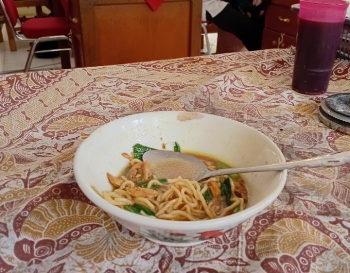 ASAS, Hari Ketiga Menu Konsumsi Mie Ayam Pedas