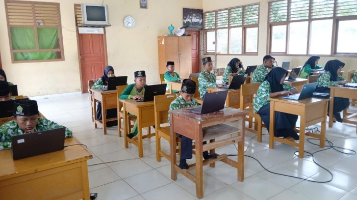 ANBK Utama, MTs N 5 Gelar Pelaksanaan Hari Kedua