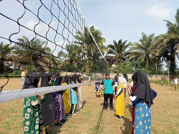 Ekstra Kurikuler Bolla Volli, Siswa MTsN 5 Bersemangat Latihan