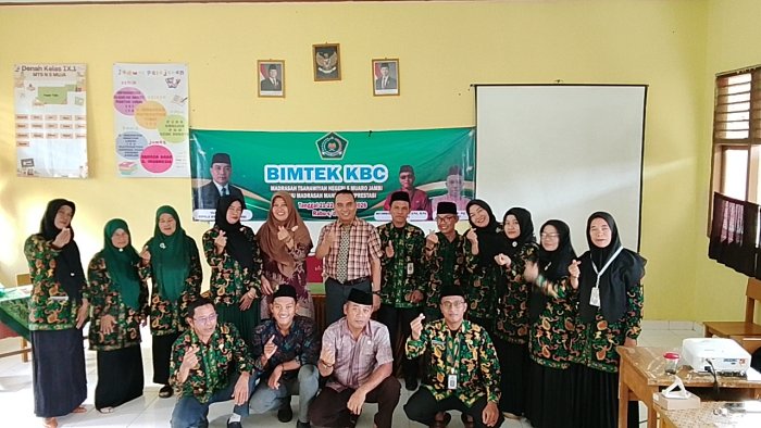 KBC, MTsN 5 Gelar Bimtek Selama 2 Hari