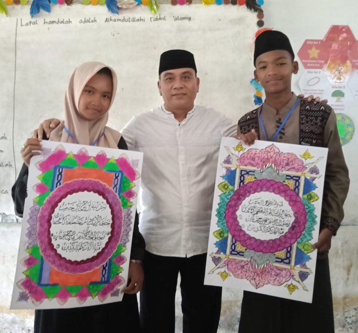 FASI Cabang Kaligrafi, Karya MTsN 5 Indah Mempesona