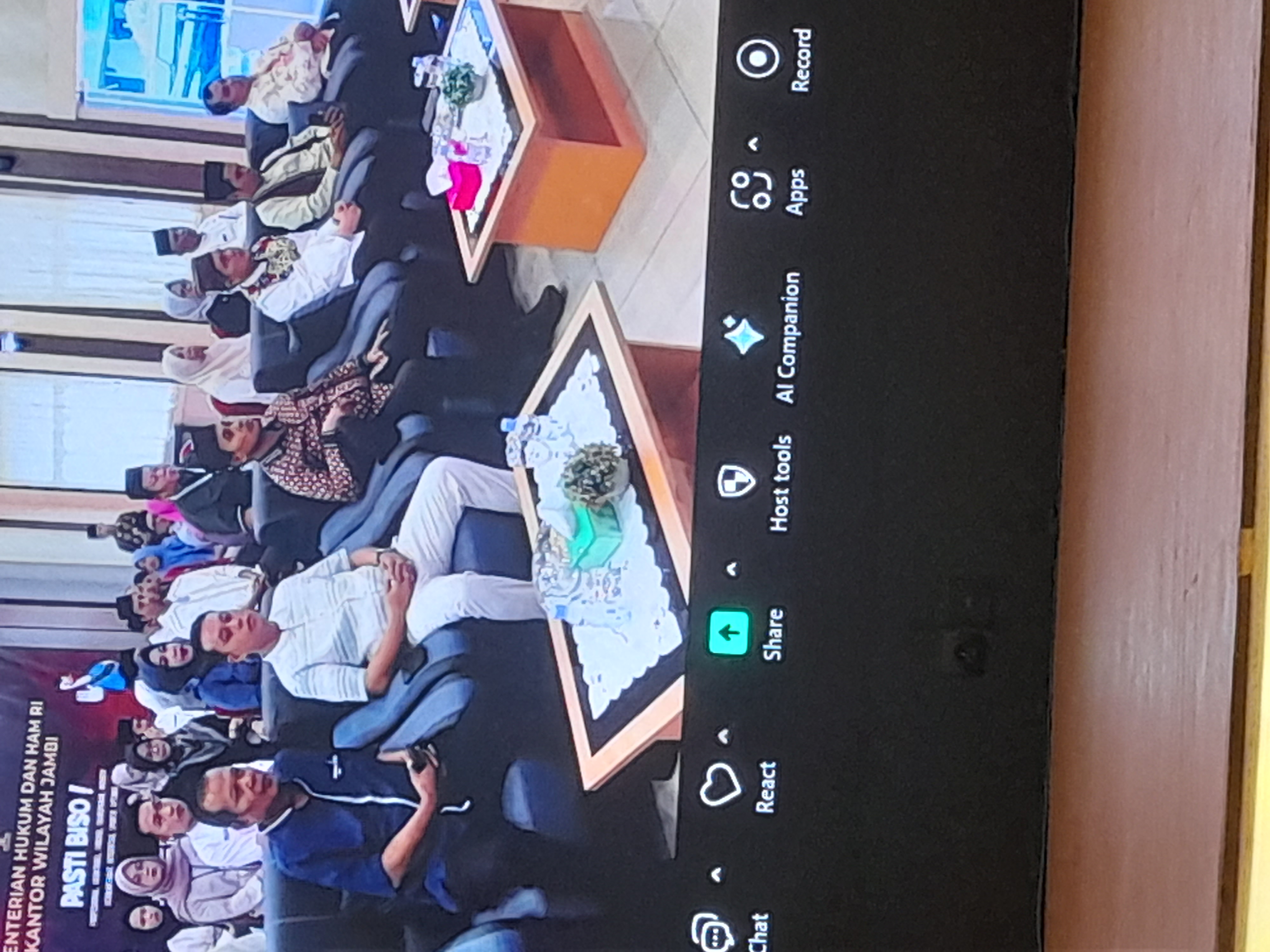 Sambut Ramadhan, Guru MTs N 5 Muaro Jambi Sampaikan Tausiyah di Kementerian Imigrasi dan Permasyarakatan Jambi.