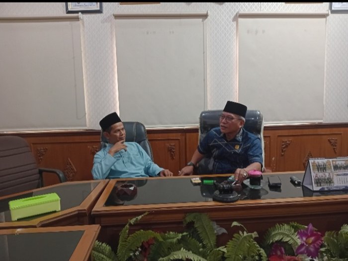 MTQ, Guru MTsN 5 Konsultasi Dengan Ketua DPRD