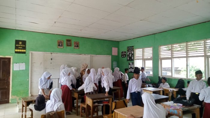 Cek Kesehatan Siswa, Tim Puskesmas Kunjungi MTs N 5