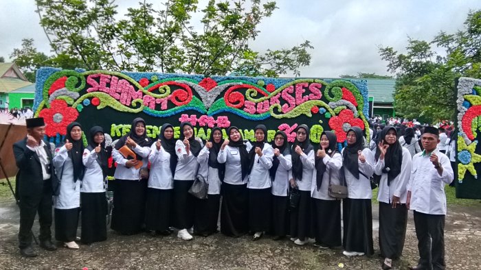 HAB ke 80, MTsN 5 Hadiri Upacara Bendera