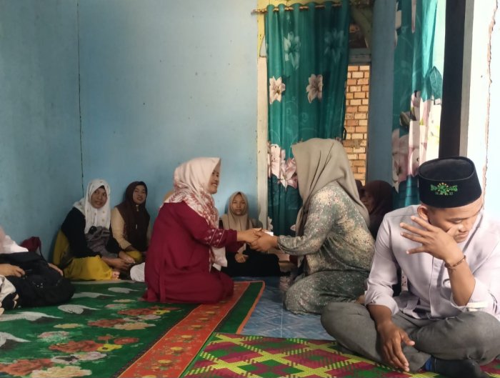 Turut Berduka Cita, OSIM MTsN 5 Takziah Bersama